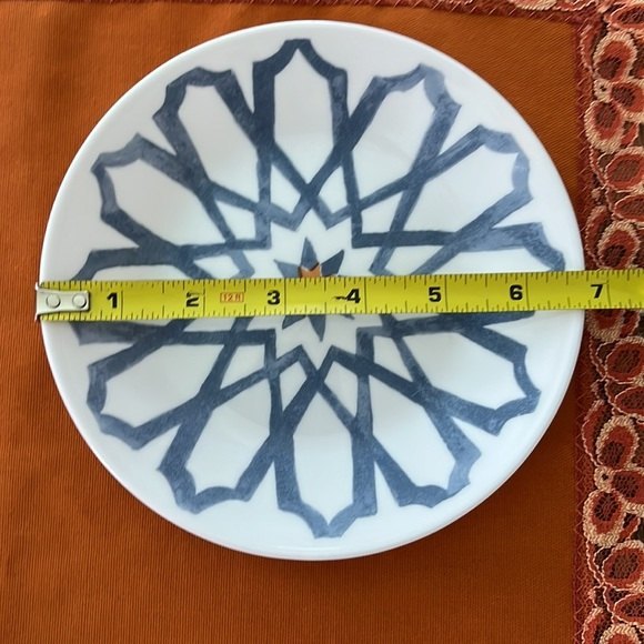 Set of 2 Corelle Amalfi Azul Dessert Bread and Butter Plates 6.75” Made in USA - Picture 6 of 6